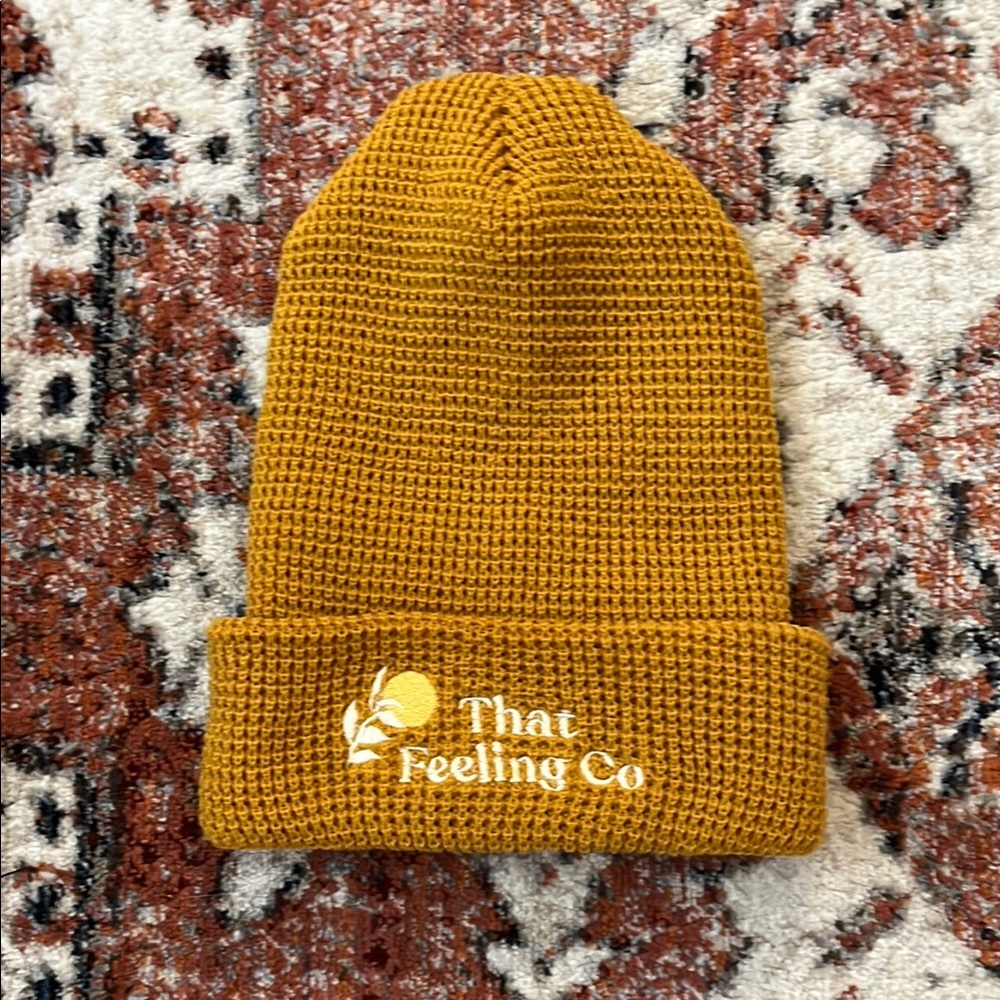 Mustard Knit Beanie